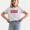 Levi's® Тишърт 4EK825-W5J Бял Regular Fit за Момичета цена