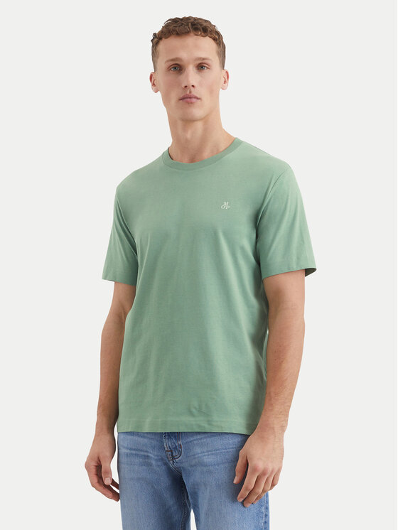 Marc O'Polo Тишърт 522 2012 51054 Зелен Regular Fit за Мъже цена