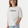 NAME IT Тишърт Farra Wednesday 13240881 Бял Standard Fit за Момичета цена