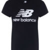 New Balance Тишърт Essentials Stacked Logo Tee WT91546 Черен Athletic Fit за Жени цена