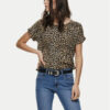 ONLY Тишърт Moster 15182852 Кафяв Regular Fit за Жени цена