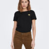 ONLY Тишърт Kita 15244714 Черен Regular Fit за Жени цена