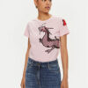 Pinko Тишърт Quentin 100535 A1QT Розов Regular Fit за Жени цена