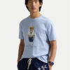 Polo Ralph Lauren Тишърт 710973137001 Светлосиньо Slim Fit за Мъже цена