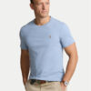 Polo Ralph Lauren Тишърт 710740727080 Светлосиньо Slim Fit за Мъже цена