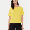 Sisley Тишърт 3096L400N Жълт Relaxed Fit за Жени цена
