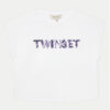 TWINSET Тишърт 251GJ2537 Бял Regular Fit за Момичета цена