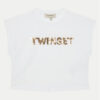 TWINSET Тишърт 251GJ2537 Бял Regular Fit за Момичета цена