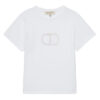 TWINSET Тишърт 251GJ2485 Бял Regular Fit за Момичета цена