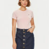Tommy Hilfiger Тишърт 1985 WW0WW37857 Розов Slim Fit за Жени цена