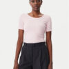 Tommy Hilfiger Тишърт WW0WW37866 Розов Slim Fit за Жени цена
