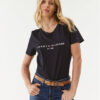 Tommy Hilfiger Тишърт Heritage C-Nk WW0WW31999 Тъмносин Regular Fit за Жени цена