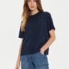 Tommy Hilfiger Тишърт Modern Flag WW0WW43597 Тъмносин Relaxed Fit за Жени цена