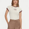 Tommy Hilfiger Тишърт WW0WW43898 Бежов Slim Fit за Жени цена