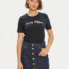 Tommy Hilfiger Тишърт Script WW0WW42589 Тъмносин Regular Fit за Жени цена