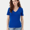 Tommy Hilfiger Тишърт New Cody WW0WW40584 Син Slim Fit за Жени цена