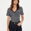 Tommy Hilfiger Тишърт New Cody WW0WW40584 Тъмносин Slim Fit за Жени цена