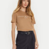 Tommy Hilfiger Тишърт WW0WW40276 Бежов Regular Fit за Жени цена