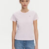 Tommy Hilfiger Тишърт Slub WW0WW44433 Розов Slim Fit за Жени цена