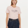 Tommy Hilfiger Тишърт Script Graphic WW0WW43502 Розов Regular Fit за Жени цена