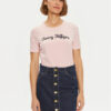 Tommy Hilfiger Тишърт Script WW0WW42589 Розов Regular Fit за Жени цена
