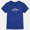 Tommy Hilfiger Тишърт KB0KB09356 S Син Regular Fit цвят на ниска цена