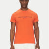 Tommy Hilfiger Тишърт Logo MW0MW11797 Оранжев Regular Fit за Мъже цена