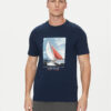 Tommy Hilfiger Тишърт Color Photo Print MW0MW38615 Тъмносин Regular Fit за Мъже цена