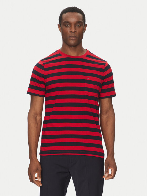 Tommy Hilfiger Тишърт Essential MW0MW37283 Червен Regular Fit за Мъже цена