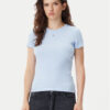 Tommy Jeans Тишърт Essential DW0DW17383 Светлосиньо Slim Fit за Жени цена