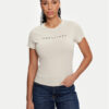 Tommy Jeans Тишърт Linear DW0DW18398 Бежов Slim Fit за Жени цена