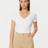 Tommy Jeans Тишърт DW0DW20458 Бял Slim Fit за Жени цена