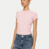 Tommy Jeans Тишърт Essential DW0DW17383 Розов Slim Fit за Жени цена