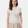 Tommy Jeans Тишърт Tonal Linear DW0DW20315 Бежов Slim Fit за Жени цена