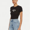 Tommy Jeans Тишърт DW0DW19435 Черен Slim Fit за Жени цена