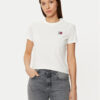 Tommy Jeans Тишърт DW0DW20153 Бял Regular Fit за Жени цена