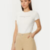 Tommy Jeans Тишърт Linear DW0DW18398 Бял Slim Fit за Жени цена