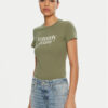 Tommy Jeans Тишърт Essential DW0DW19447 Зелен Slim Fit за Жени цена