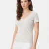 Tommy Jeans Тишърт Essential DW0DW17385 Бежов Slim Fit за Жени цена