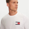 Tommy Jeans Тишърт Essential Flag DM0DM20740 Бял Slim Fit за Мъже цена
