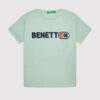 United Colors Of Benetton Тишърт 3I1XG102N Зелен Regular Fit за Момчета цена