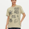 Vans Тишърт VN000HHH Зелен Oversize за Жени цена