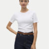 Vero Moda Тишърт Lulu 10323755 Бял Regular Fit за Жени цена