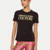 Versace Jeans Couture Тишърт 78HAHT01 Черен Regular Fit за Жени цена