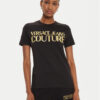 Versace Jeans Couture Тишърт 77HAHT01 Черен Regular Fit за Жени цена