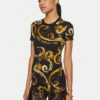 Versace Jeans Couture Тишърт 77HAH608 JS409 Черен Slim Fit за Жени цена