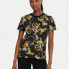 Versace Jeans Couture Тишърт 78HAH613 Черен Regular Fit за Жени цена