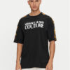 Versace Jeans Couture Тишърт 76GAH613 Черен Regular Fit за Мъже цена