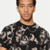 Versace Jeans Couture Тишърт 78GAH6S0 Черен Slim Fit за Мъже цена