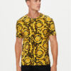 Versace Тишърт 1000959 1A11188 Жълт Regular Fit за Мъже цена